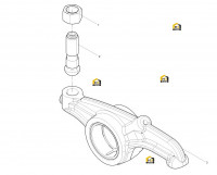 Коромысло выпускное