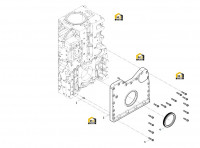 Крышка передняя двигателя