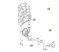 Насос масляный с крепежными болтами