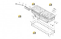 Поддон и щуп масляный