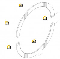 Комплект упорных пластин