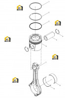 Поршень и шатун
