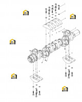 Вал коленчатый в сборе