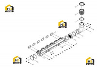 Коллектор впускной двигателя с крепежными болтами