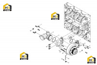 Насос водяной с креплением