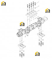 Вал коленчатый с комплектующими