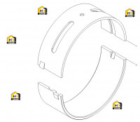 Комплект упорных вкладышей