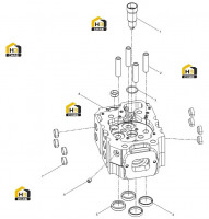 Головка блока цилиндров в сборе