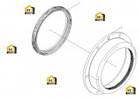Сальник задний коленвала
