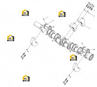 Вал коленчатый в сборе