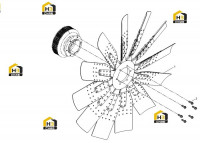 Вентилятор и ступица