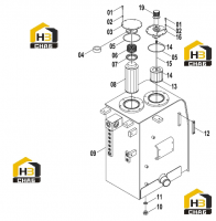 Бак гидравлический масляный 21C0429 001