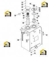 Бак гидравлический масляный 21C0524 004