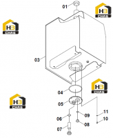 Бак дизельный 21C0563 002