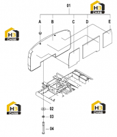 Капот двигателя 44E0357(F)