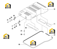 Капот двигателя 48C1244 002