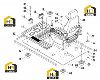 Каркас пола 47C1316 003
