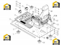 Каркас пола 47C1850 003