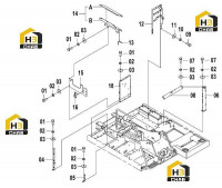 Комплектующие капота 44E0357(C)