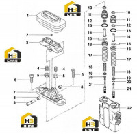 Клапан управляющий ножной 12C0256 001