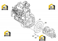 Крепление двигателя 40C2105(B)