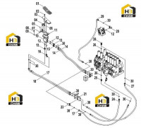 Крепление пилотной линии 12E0189 000