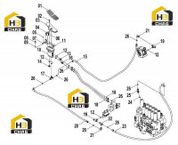 Крепление пилотной линии 12E0123 001