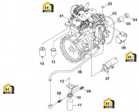 Двигатель дизельный 40C1588 003