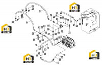 Линия трубопровода платформы 15E0818 002