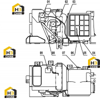 Печка 46C5189 000