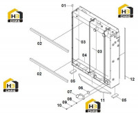 Радиатор 20C1031(B)