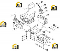 Сиденье 47C1669 000