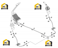 Система гидравлическая 12E0187(B)
