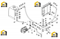 Система гидравлическая основная 15E0817(C)