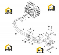 Система гидравлическая основная 15E1187(E)