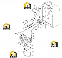 Система гидравлическая пилотная12E0237(K)