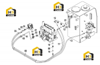 Система гидравлическая пилотная 12E0237(H)