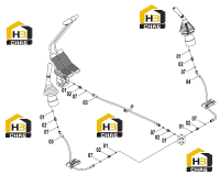 Система гидравлическая пилотная 12E0287-1(B)
