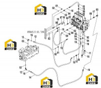 Система гидравлическая пилотная 12E0287-1(J)