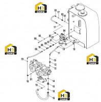 Система гидравлическая пилотная 12E0287-1(K)