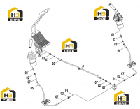 Система гидравлическая пилотная 12E0287(B)