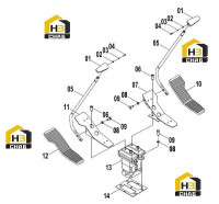 Система гидравлическая пилотная 12E0287(L)