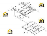 Узел гусеничный 25C0091 000