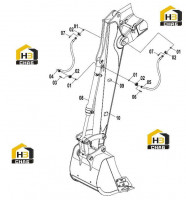 Узел трубопровода 11Y0009(A)