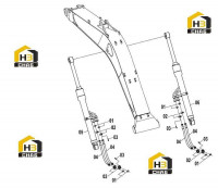 Узел трубопровода 11Y0009(D)