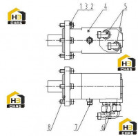 Гидромотор поворотный 11C0482 000