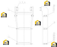 Лестница 43E0212 001