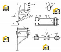 Пластина упорная 32E1119 002
