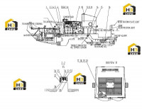 Проводка задней рамы 46C6857 000