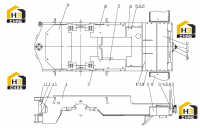Рама задняя 30E0500 002